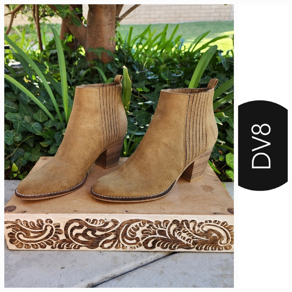 DV8 Dolce Vita Western Inspired Chelsea Booties